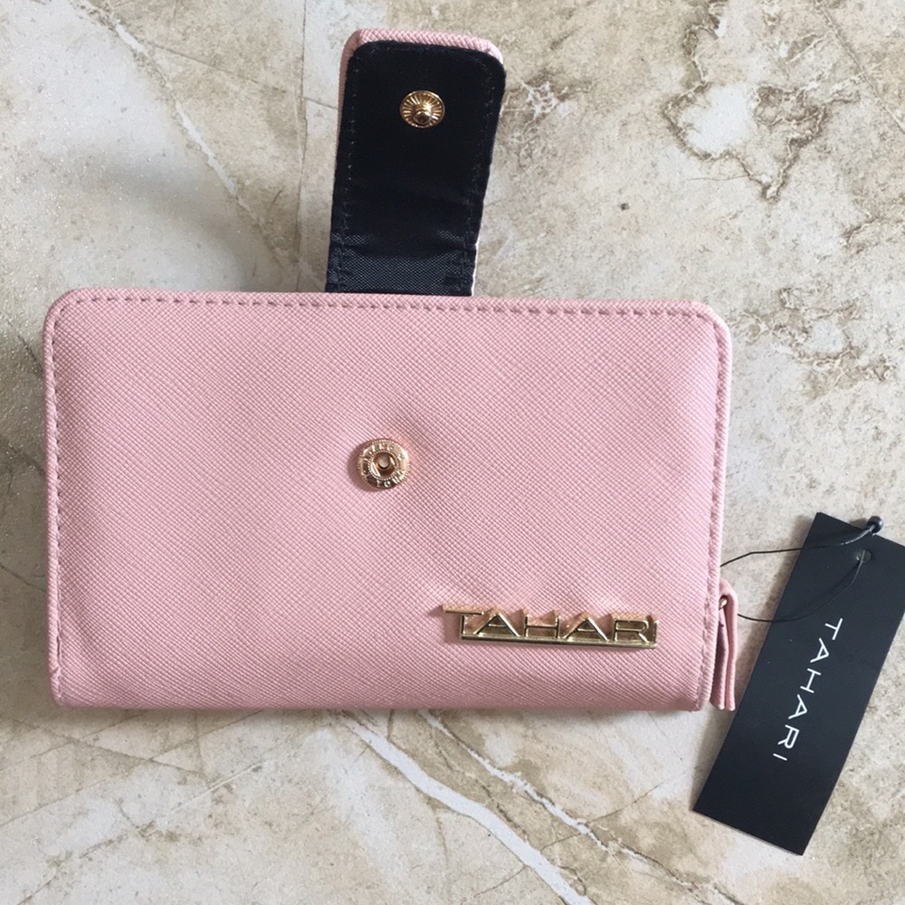 Tahari pink wallet NWT